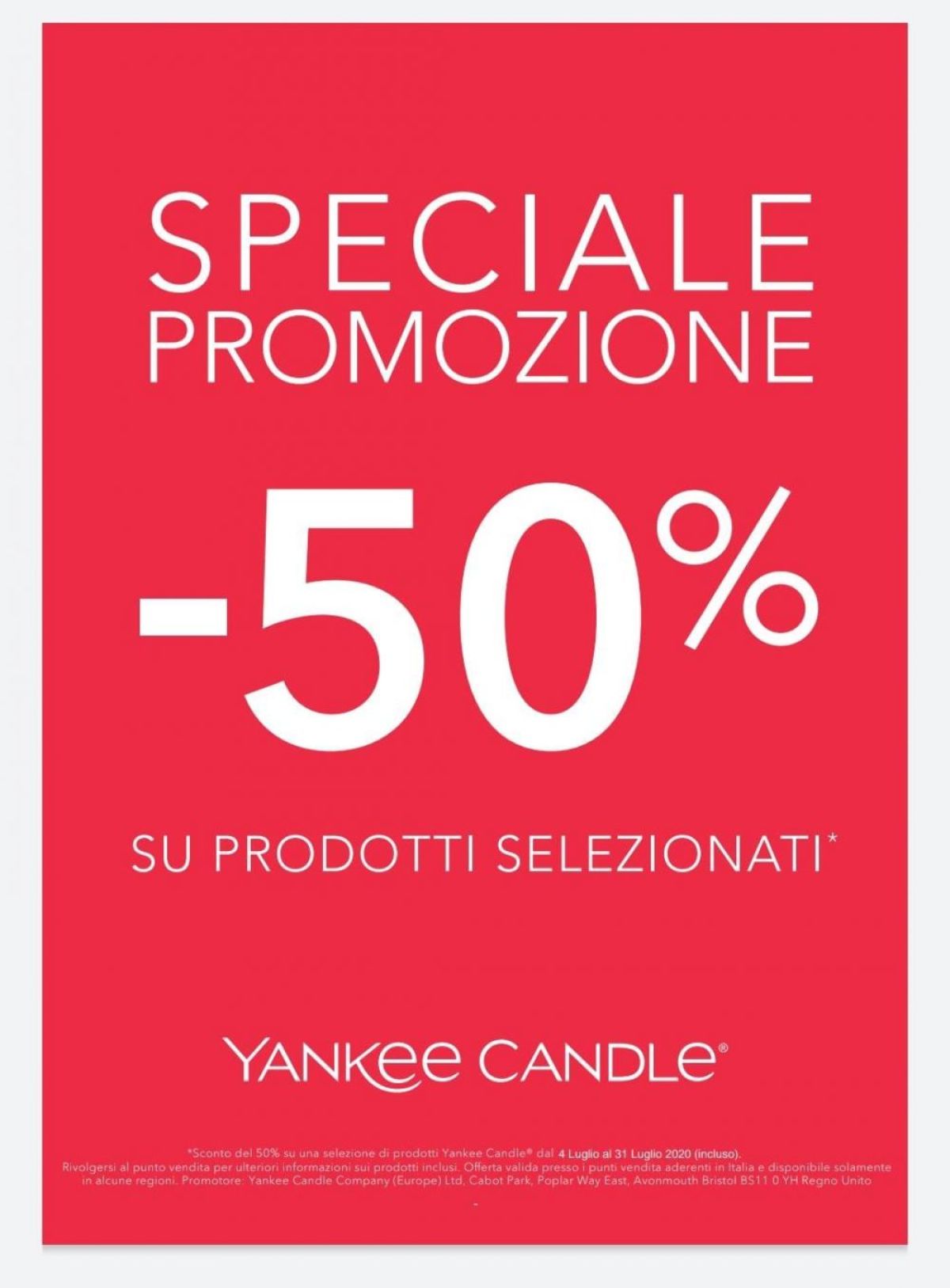 Promozione  -50% yankee candle Fiori e Fantasia, Osio Sotto, Bergamo